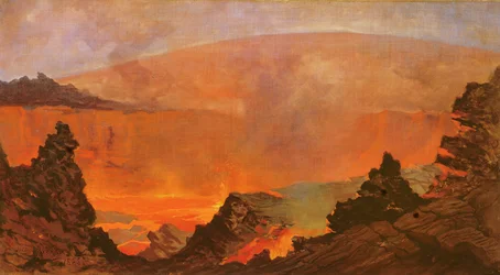 Vulkan på Hawaii, 1888