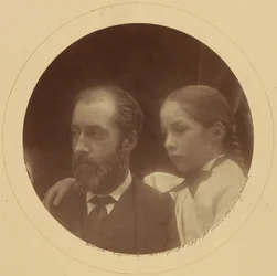 Charles Loyd Norman och hans dotter Margaret