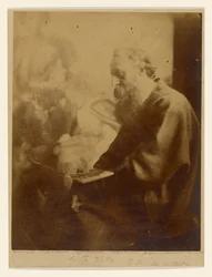 G. F. Watts R. A. i sin ateljé