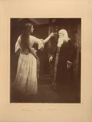 Julia Margaret Cameron - Vivien och Merlin
