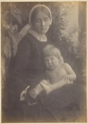 Mrs Herbert Duckworth med Gerald Duckworth