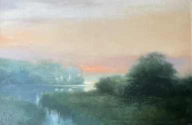 Misty River Dawn