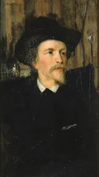 Porträtt av Wyatt Eaton, ca. 1878.