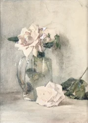 Study of Roses (wc på papper)
