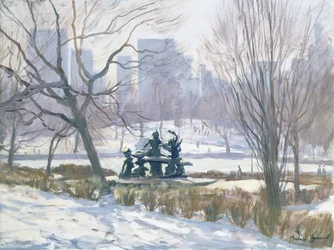 Alice i Underlandet-statyn, Central Park, New York, 1997