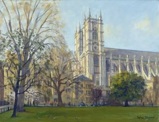 Westminster Abbey från Deans Yard