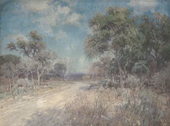 Road to the Hills, ca 1918 (olja på duk)