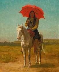 Ryttare, Anadarko, Oklahoma, 1890
