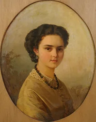 Porträtt av en dam