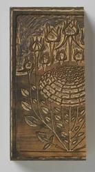 stiliserad blomma