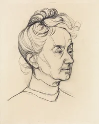 Porträtt av Mrs Corry Pabst