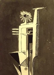 Skrikande figur, Profeten, 1941