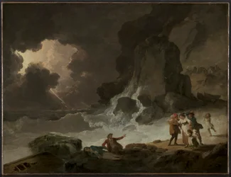 En storm bakom Isle of Wight, c.179.