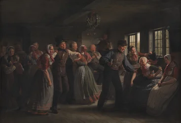 En countrydans i Hedebodistriktet, Själland