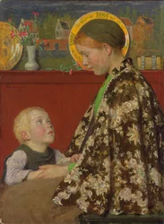 Ung mor, ca 1892-1895 (olja på duk)