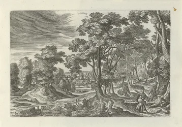 Landskap med rån på resenären Landskap med scener ur liknelsen om den barmhärtige samariten (serietitel)