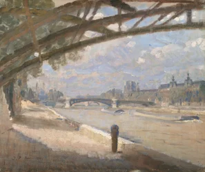 Under Pont des Arts, Paris. Middag
