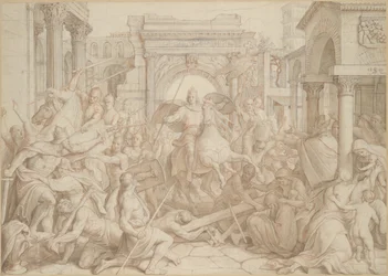 Karl den Stores intåg i Pavia, 1840.