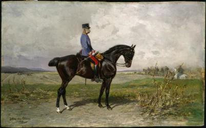 Franz Joseph, Reiterbildnis / Blaas