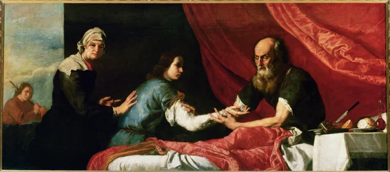 Isaac och Jacob (målning på duk)