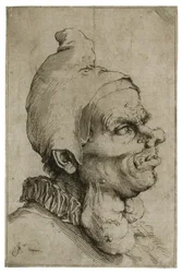Stort groteskt huvud, c.1622