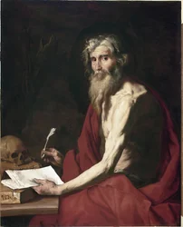 Saint Jerome målning av Jusepe