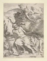 Saint Hieronymus med ängeln