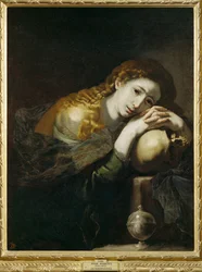 Heliga Maria Magdalena botgörare (målning på duk)