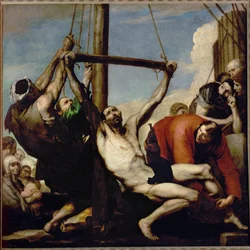 S:t Filips martyrskap (målning på duk)