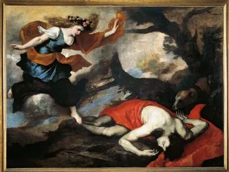 Venus och Adonis (olja på duk)