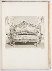 Soffa avrättad för herr greven av Bielinski Grand Mal av Polens krona, 1735.; Soffa avrättad för greven av Bielinski 1735, 4:e tavlan
