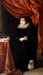 Maria Maddalena av Österrike c.1621 (olja på duk)
