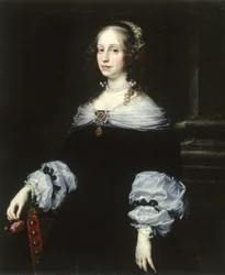Porträtt av grevinnan Teresa Dudley di Carpegna, 1654