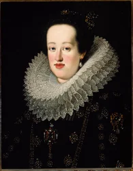 Porträtt av Eleonora Gonzaga, prinsessan av Mantua