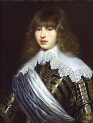 Porträtt av prins Waldemar Christian av Danmark (1603-47) (olja på duk)
