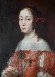 Porträtt av en dam, ca 1660