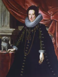 Porträtt av Anna de Medici, av Justus Sustermans, målning