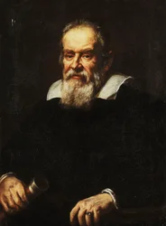 Porträtt av Galileo Galilei