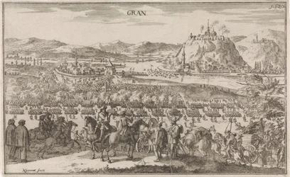 Slag bij Párkány 1683 Gran (titel på objekt)
