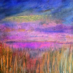 Purple Sunset Marsh