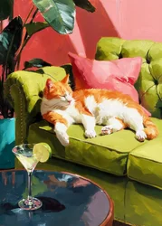 Sunny Cat Martini