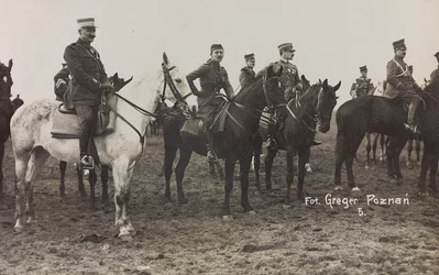Album Jack Bosio - War Campaign 1917-1920 : Militärt uppdrag i Polen (Warszawa - Posen) mars-april 1919, ett hästbatteri i Posen (Poznan), 03-041919