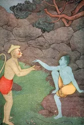 Rama skickade sin signetring till Sita, 1913.