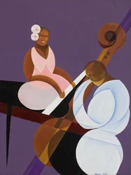 Lavender Jazz, 2007 (olja och akryl på duk)