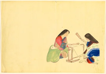Flowers of a Hundred Worlds (Momoyogusa): Fulling Silk (Uchiginu)