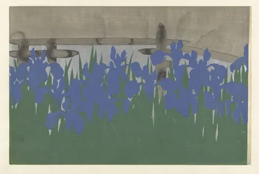 Iris, 1909 (träblockstryck)