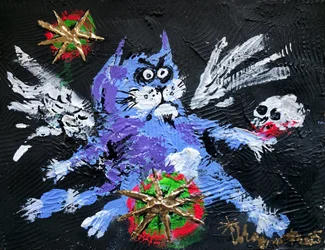 Mörk fantasykatt