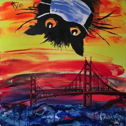 Den maskerade katten – Solnedgång i San Francisco