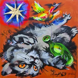 Den busiga katten