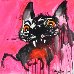 Den livfulla monsterkatten